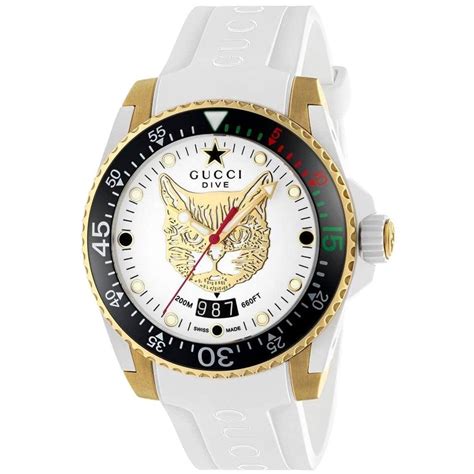 gucci mens cat watch